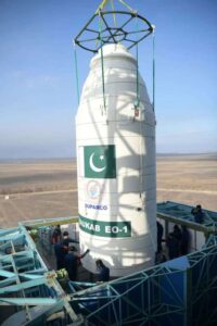 PRSC-EO1 Earth observation satellite in orbit, launched with China’s help.